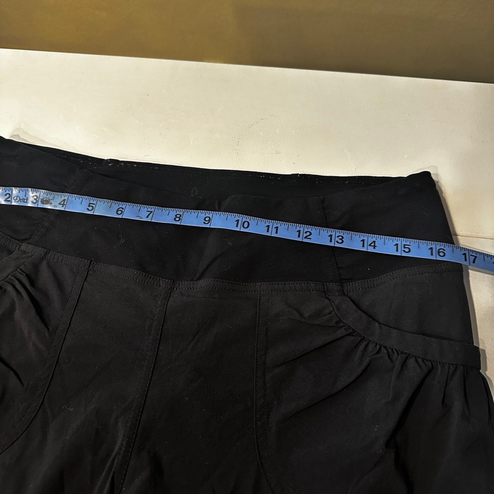 Prana Halle Straight Leg Hiking Pants Black Size Large Regular Stretch‎ Zion - Picture 10 of 11